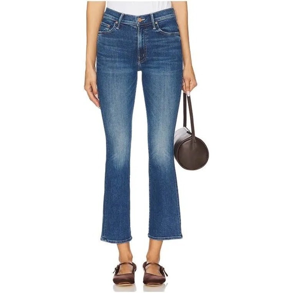 MOTHER Jeans Petite NWT Lil Insider Flood Bootcut Slim Flare 25P Anthropologie